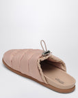 Moncler Pink nylon mule Mon Pocket