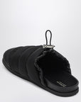 Moncler Black nylon mule Mon Pocket