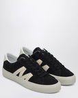 Moncler Monaco2 navy blue suede trainer