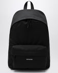 Balenciaga Black Explorer backpack with logo patch