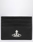 Vivienne Westwood Black credit card holder Orb