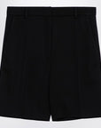 Valentino Black wool bermuda shorts