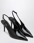 Valentino Garavani Le salon black patent leather slingback
