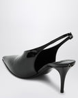 Valentino Garavani Le salon black patent leather slingback