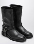 Valentino Garavani VLogo Signature black boot