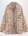 Stella McCartney Silk shirt with tiger print