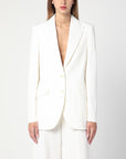 Stella McCartney Ivory wool single-breasted jacket