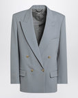 Stella McCartney Light grey wool double-breasted jacket