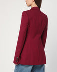 Stella McCartney Single-breasted jacket in jazzberry wool