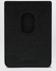 Balenciaga Black vertical card holder with logo print