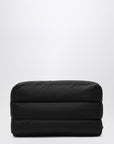 Moncler Caradoc beauty case in quilted black nylon