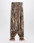 Valentino Pleated silk-blend trousers