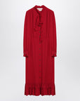 Valentino Red dress with ruffled bow