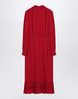 Valentino Red dress with ruffled bow