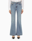 Stella McCartney Falabella mid vintage blue wide leg jeans