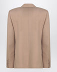 Valentino Double-breasted jacket camel light in wool