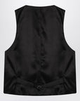 Valentino Charcoal grey vest in wool