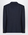 Valentino Blue single-breasted wool jacket