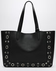 Valentino Garavani Black media shopping bag