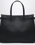 Valentino Garavani Black leather medium Antibes tote bag