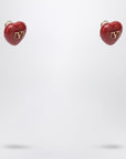 Valentino Garavani Royal Heart Red Earrings