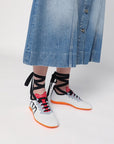 Valentino Garavani White perforated nappa leather Chromathon Sneaker
