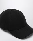 Saint Laurent YSL black baseball cap