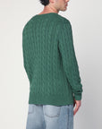 Polo Ralph Lauren Green cotton cable-knit jumper