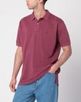 Polo Ralph Lauren Washed wine red cotton polo