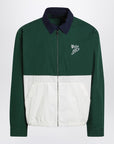 Polo Ralph Lauren Green/white/blue zippered jacket with logo