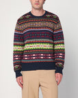Polo Ralph Lauren Multicolored crew neck sweater with intarsia