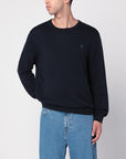 Polo Ralph Lauren Navy blue sweater in cotton and cashmere