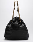 Balenciaga Crush Media black leather tote bag