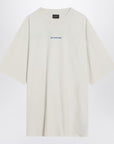 White New Balenciaga Back Medium Fit T-shirt