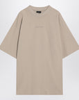 Beige New Balenciaga Back Medium Fit T-shirt
