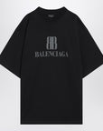 Balenciaga Faded black Nano BB Medium Fit T-shirt