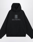 Balenciaga Black Nano BB Medium Fit sweatshirt