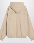 Beige New Balenciaga Back sweatshirt