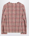 Valentino Check-pattern jacket in virgin wool and cotton