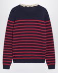 Blue striped Chez Valentino top