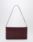 Stella McCartney Falabella Plum coloured clutched shoulder bag