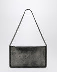 Stella McCartney Falabella Ruthenium Metallic Clutch Shoulder Bag