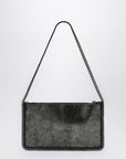 Stella McCartney Falabella Ruthenium Metallic Clutch Shoulder Bag