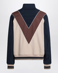 Valentino Zip-up sweatshirt with VLogo patch