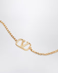Valentino Garavani Vlogo Signature gold metal bracelet