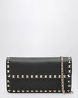 Valentino Garavani Pouch with black Rockstud chain
