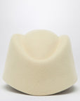 Valentino Garavani Vlogo Signature hat in cream colour wool