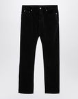 Saint Laurent Black corduroy slim trousers