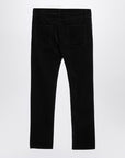 Saint Laurent Black corduroy slim trousers