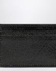 Alexander McQueen T-Bar credit card holder black/caramel